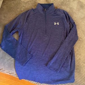 Mens Under Armour sz M 3/4 zip lightweight pullover